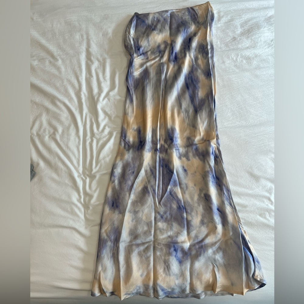 Urban Outfitters Tie Dye Maxi Slip Skirt